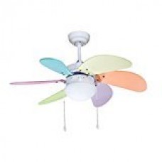 Colorful Ocean Lamp Ceiling Fan 32In OL-36009-C For Baby/Kids Room - B07BK12GMY